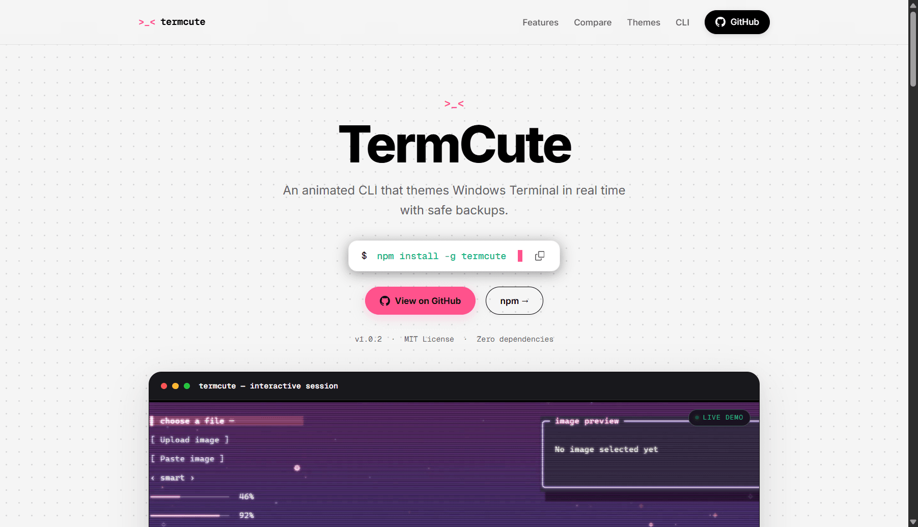TermCute — screenshot